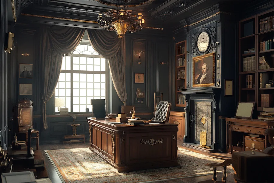 Victorian Office Room Cover