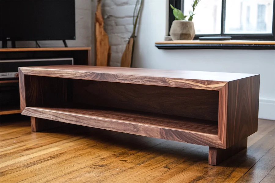 Walnut TV Stand Cover