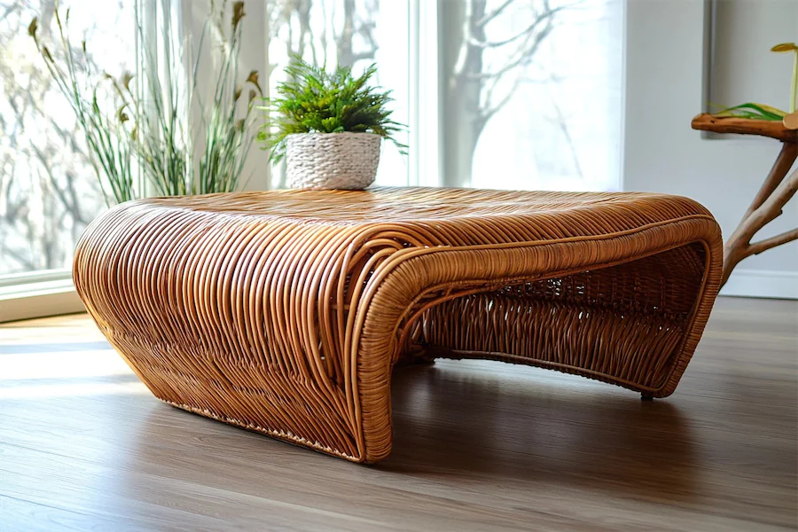 Wicker Coffee Table Cover