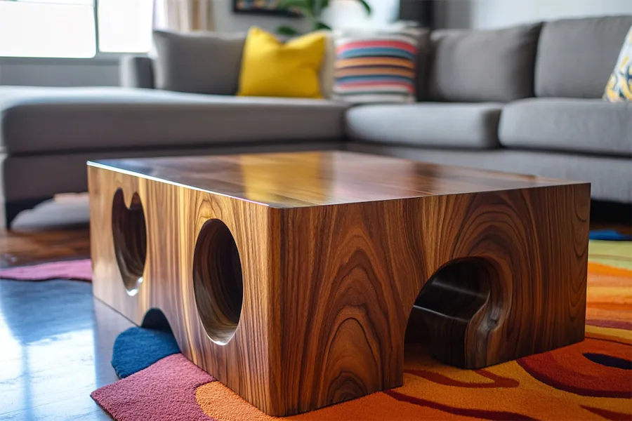 Wood Coffee Table Cover