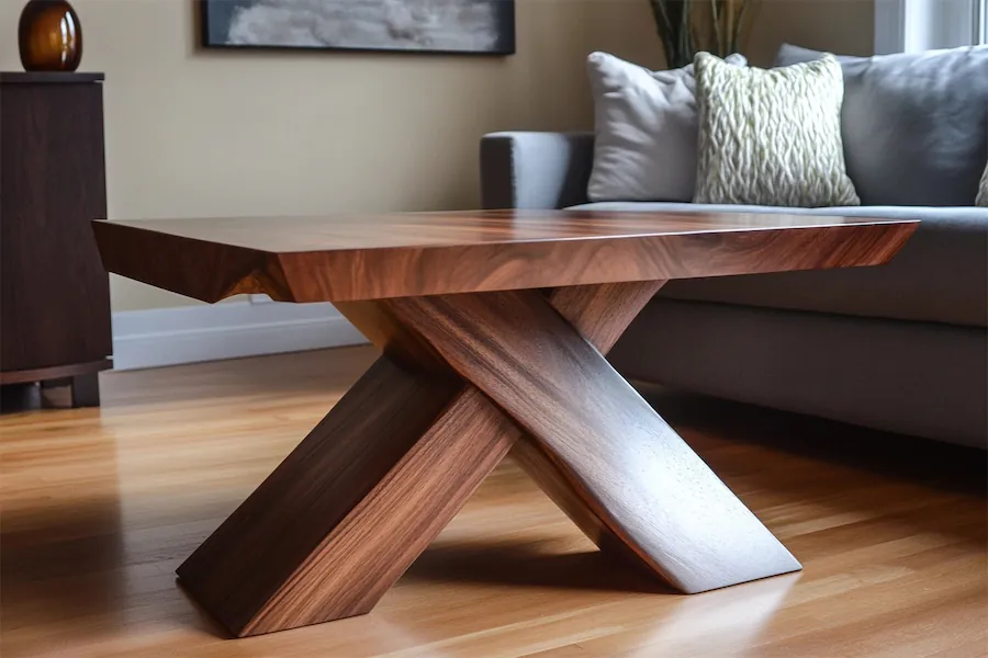 X Base Coffee Table Cover