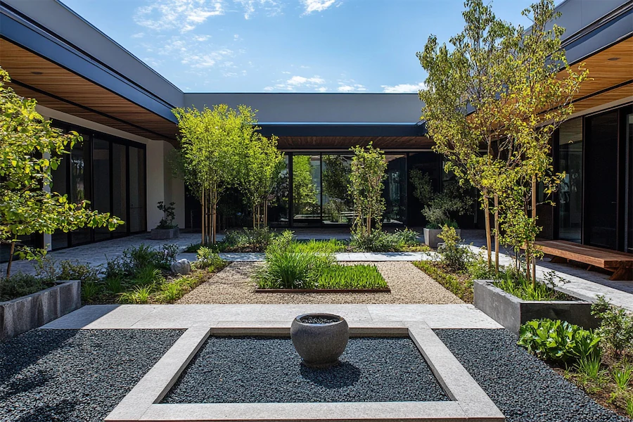 Zen Courtyard Garden Cover